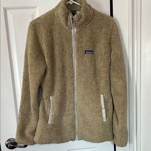 Patagonia Beige Fleece Zip-Up